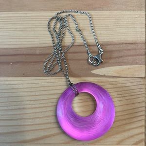 Alexis Bittar - Pink Lucite Pendant